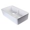 Alfi Brand 32" Short Wall Dbl Bowl Lip Apron Fireclay Farmhouse Kitchen Sink, WHT AB5123-W - alternate 3